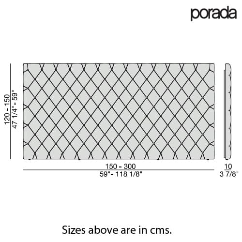 Joy Double Bed by Porada