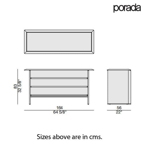 Tamok Chest of Drawer by Porada