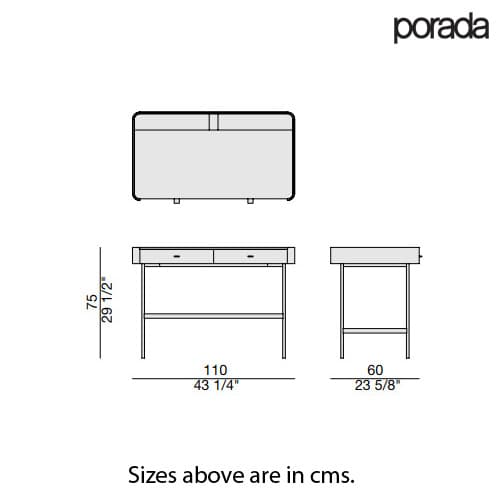 Dafto Dressing Table by Porada