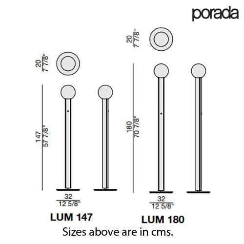 Lum Floor Lamp by Porada