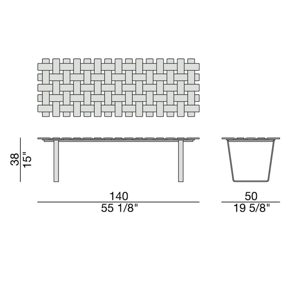Belt Bench by Porada