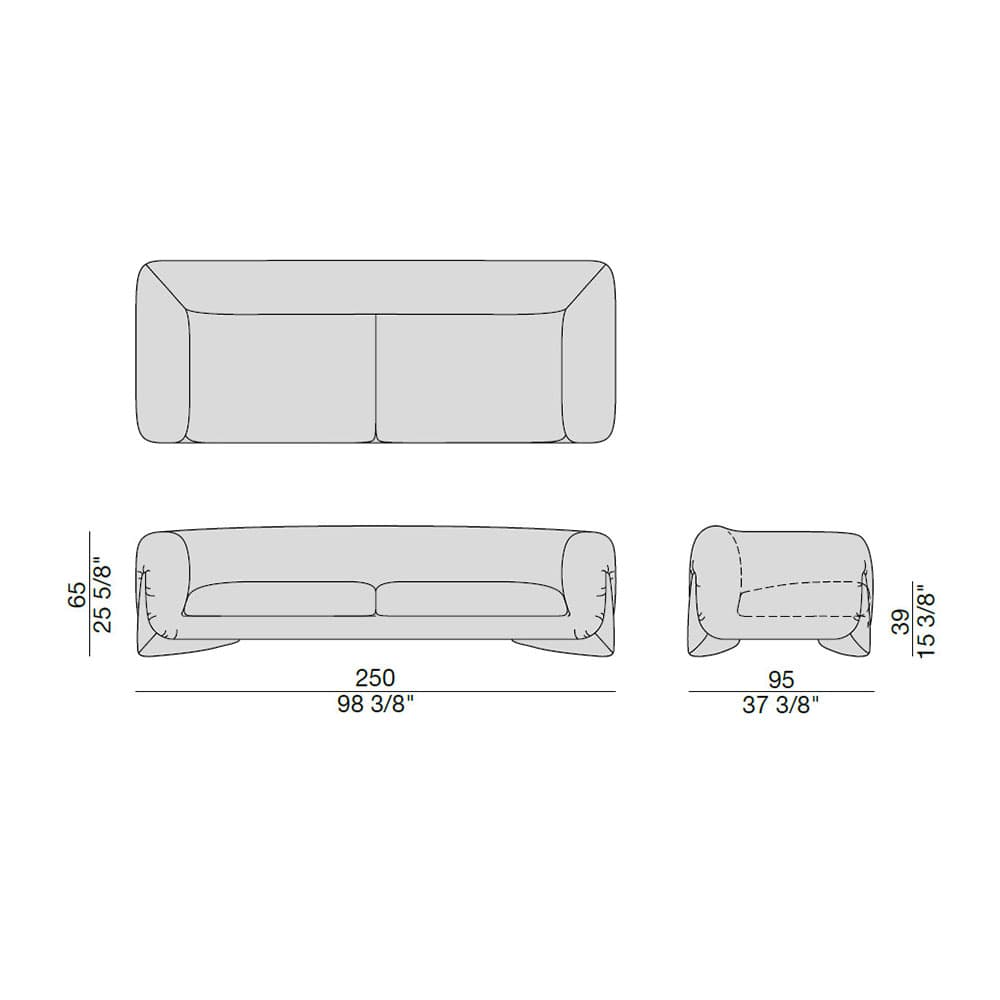 Softbay Sofa by Porada