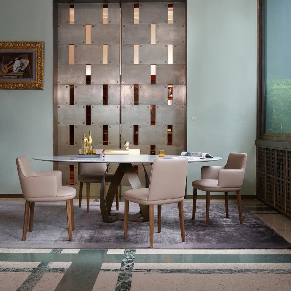 Bon Bon Round Dining Table by Potocco