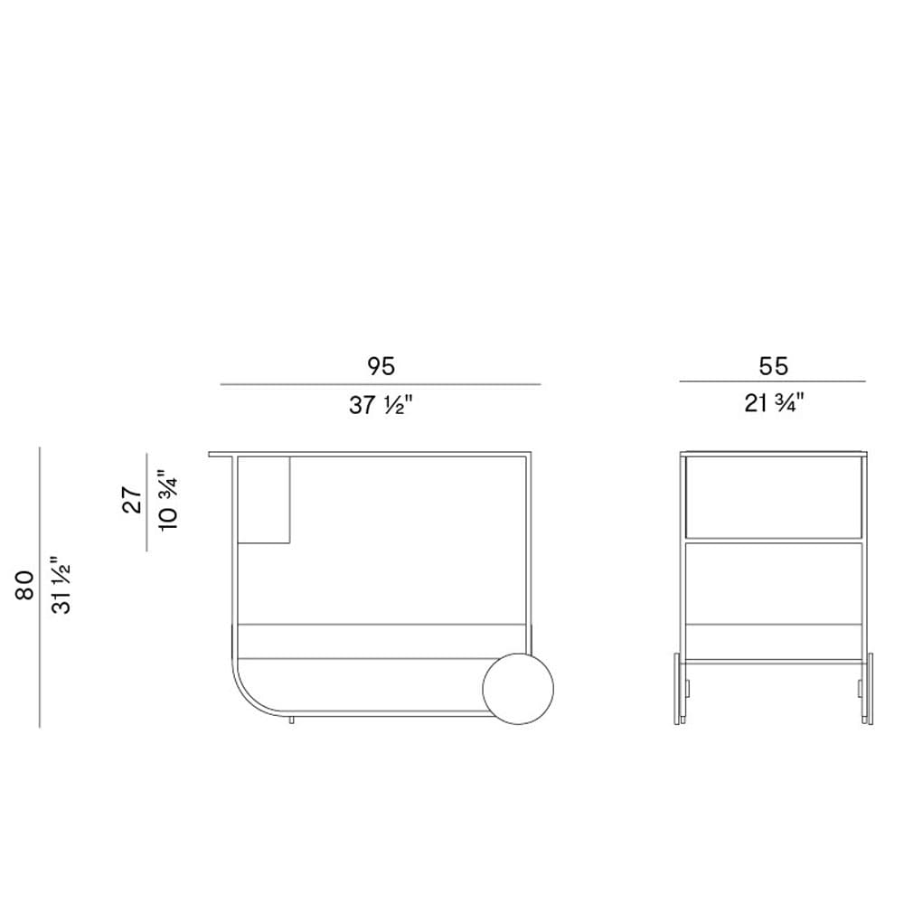 Butler892 Bar Trolley By FCI London