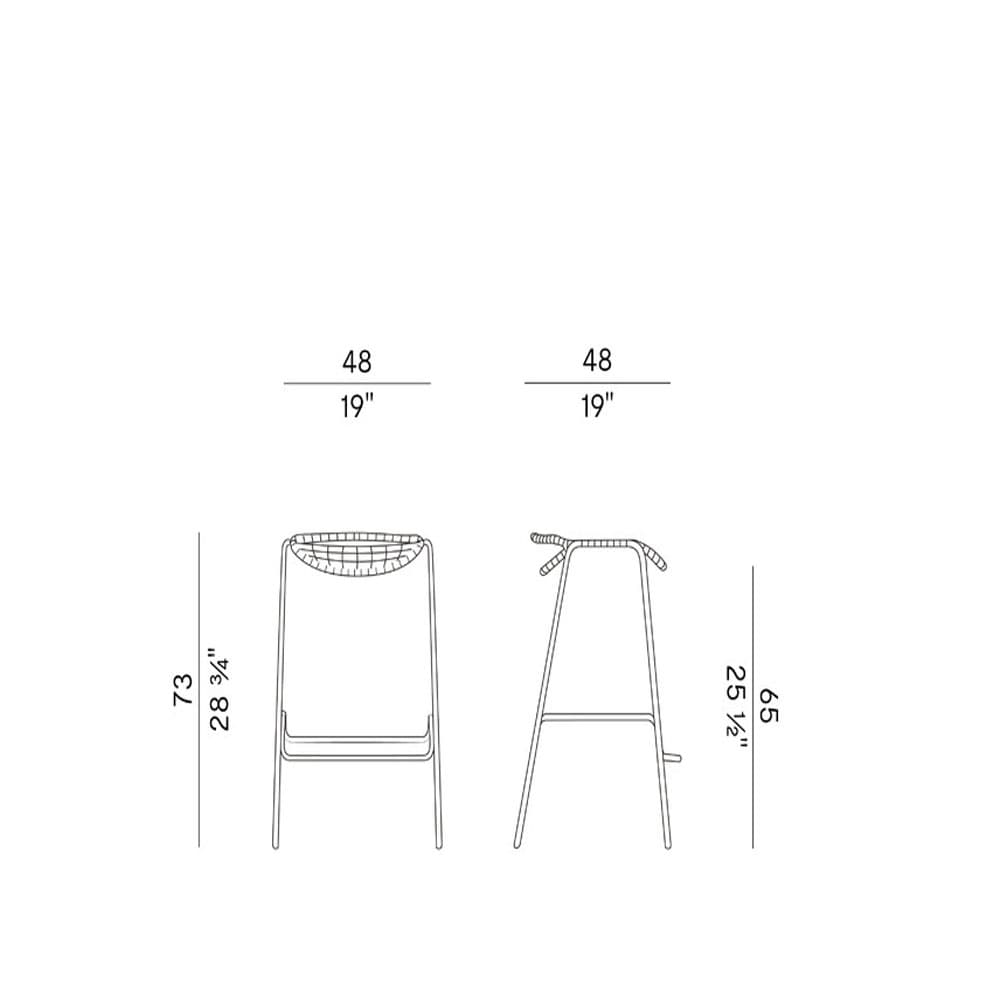 Egao Outdoor Barstool By FCI London