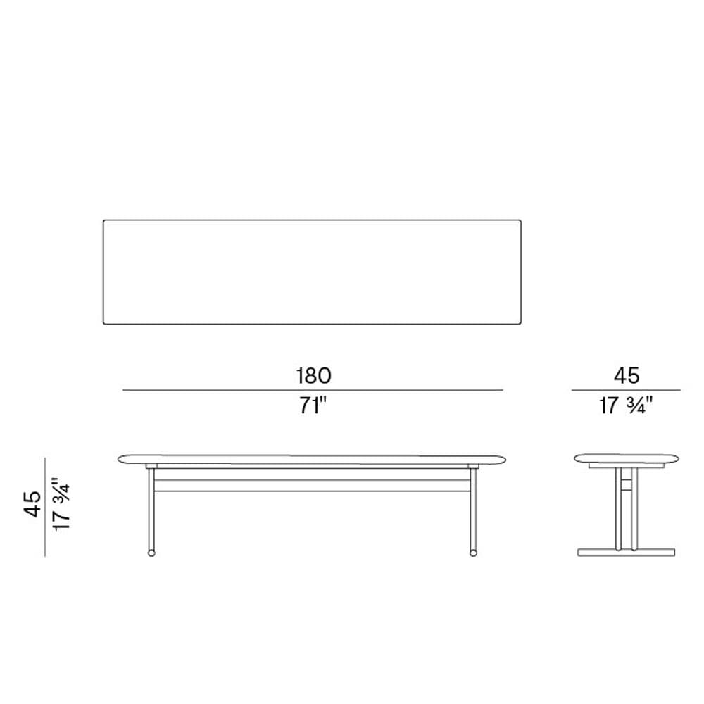 Graphic 955O Footstool By FCI London