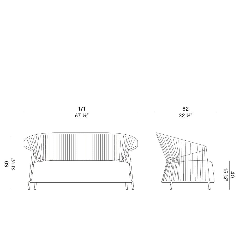 Ola 923 Outdoor Sofa By FCI London