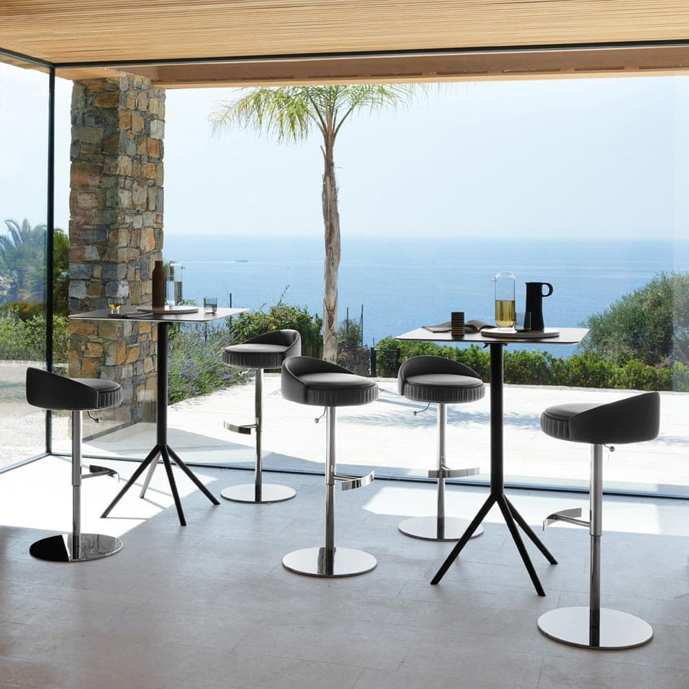 Plisse Bar Stool by Potocco