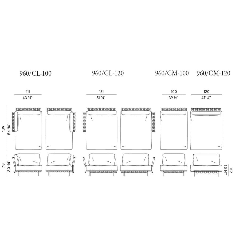 Soul 960D Outdoor Sofa By FCI London