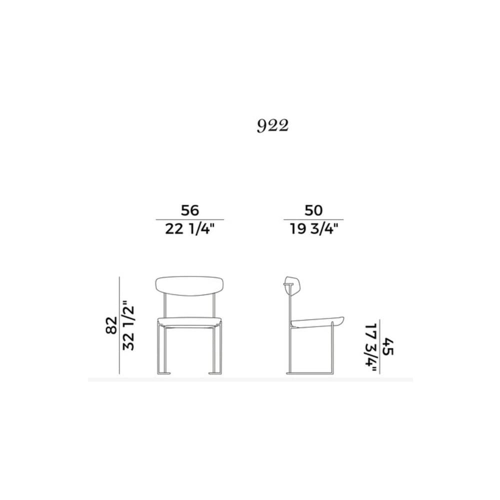 Keel Dining Chair by Potocco