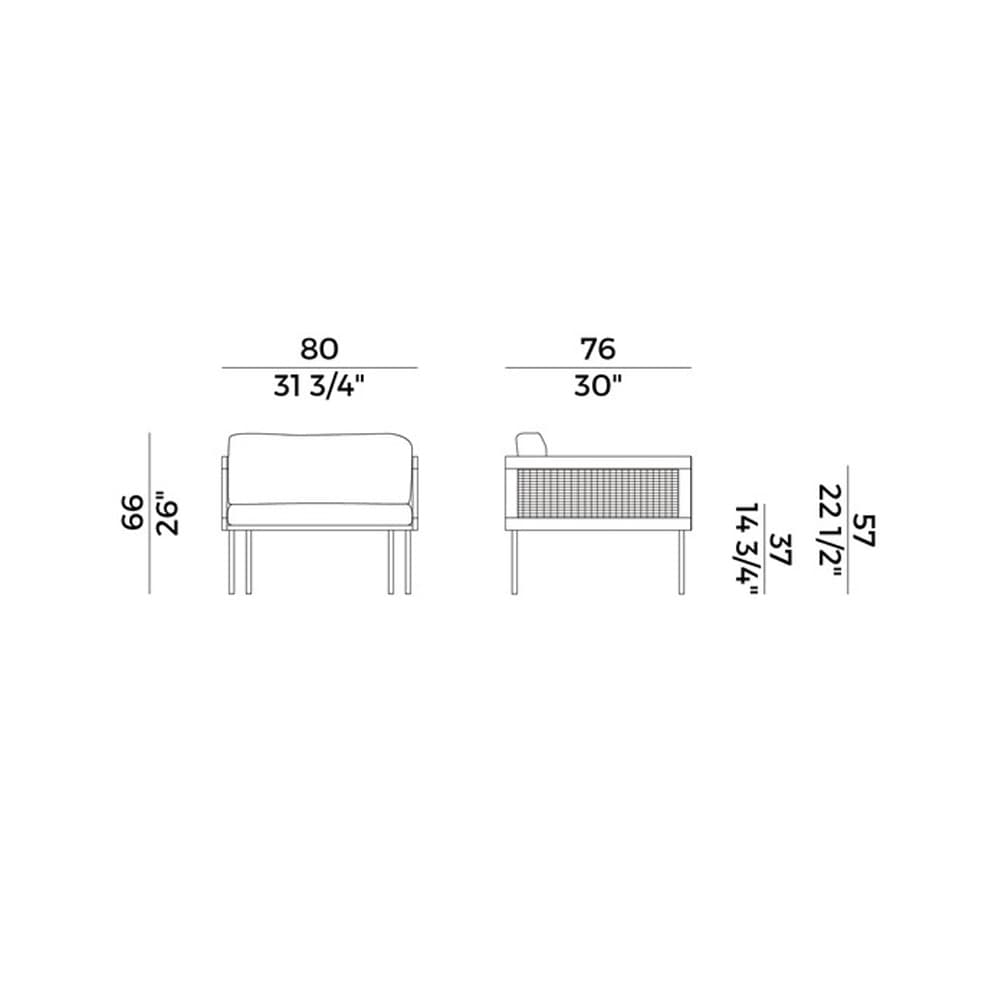 Loom Lounger by Potocco