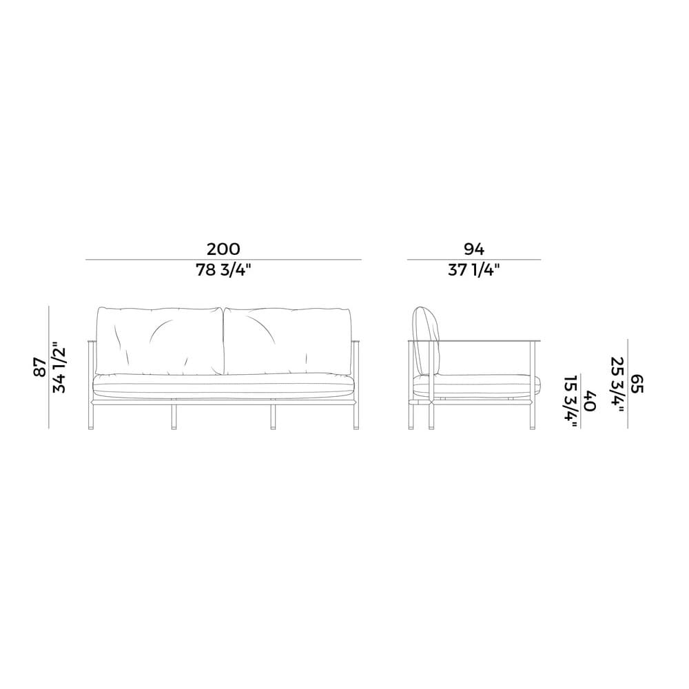 Elodie Sofa by Potocco