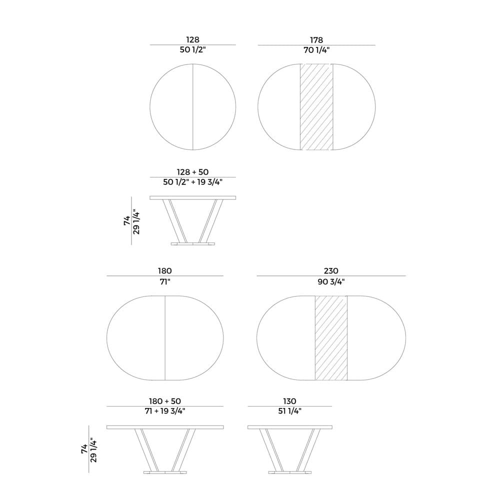 Aura Dining Table by Potocco