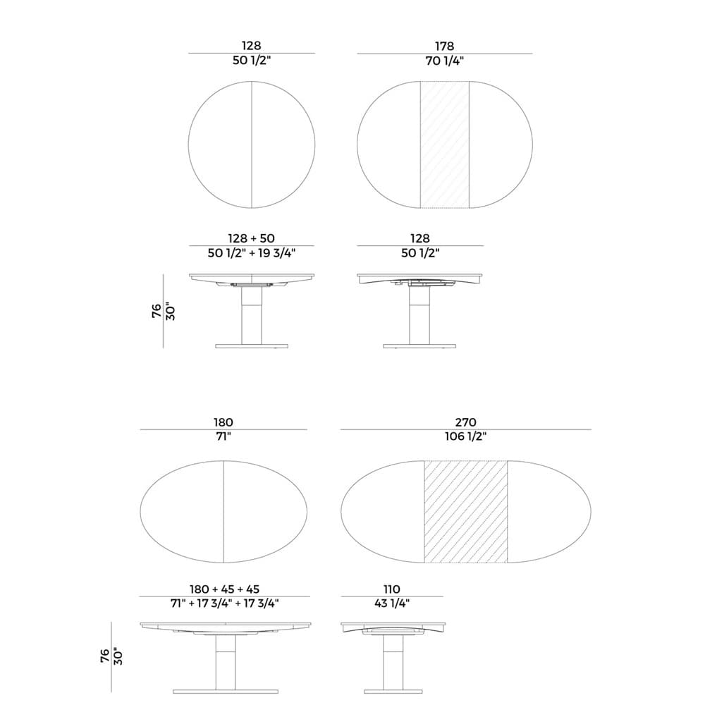 Diva Dining Table by Potocco