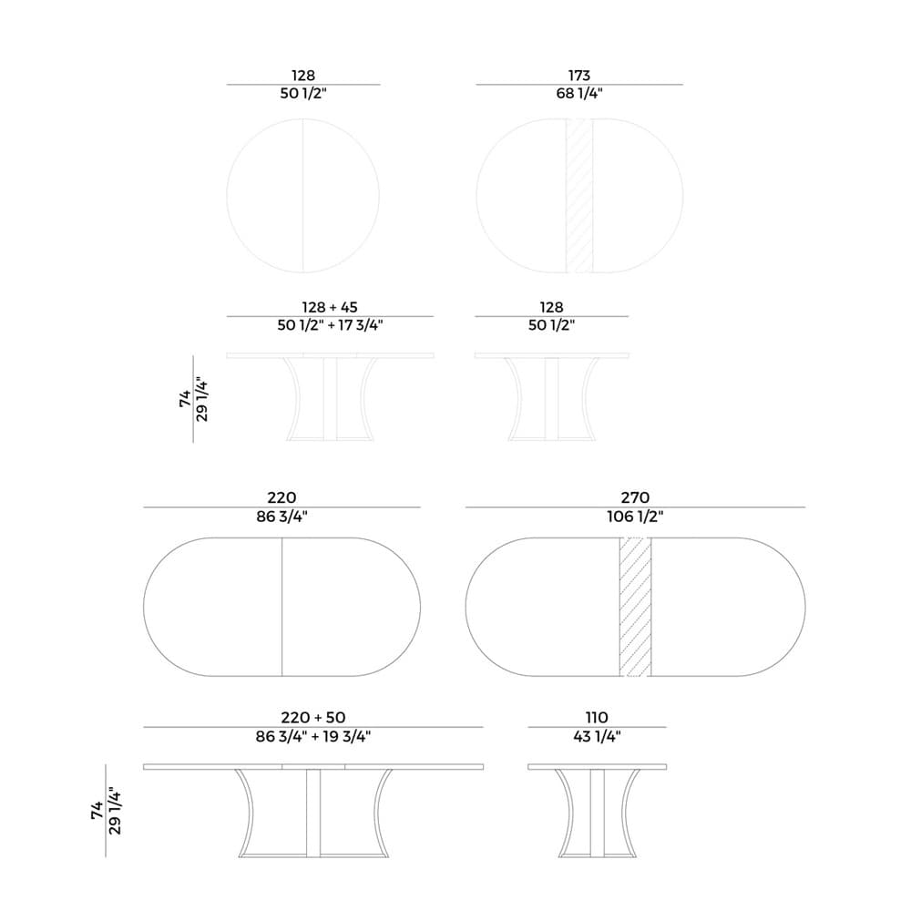 Grace Dining Table by Potocco