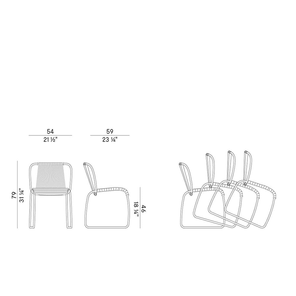 Tibes 945 Outdoor Chair By FCI London