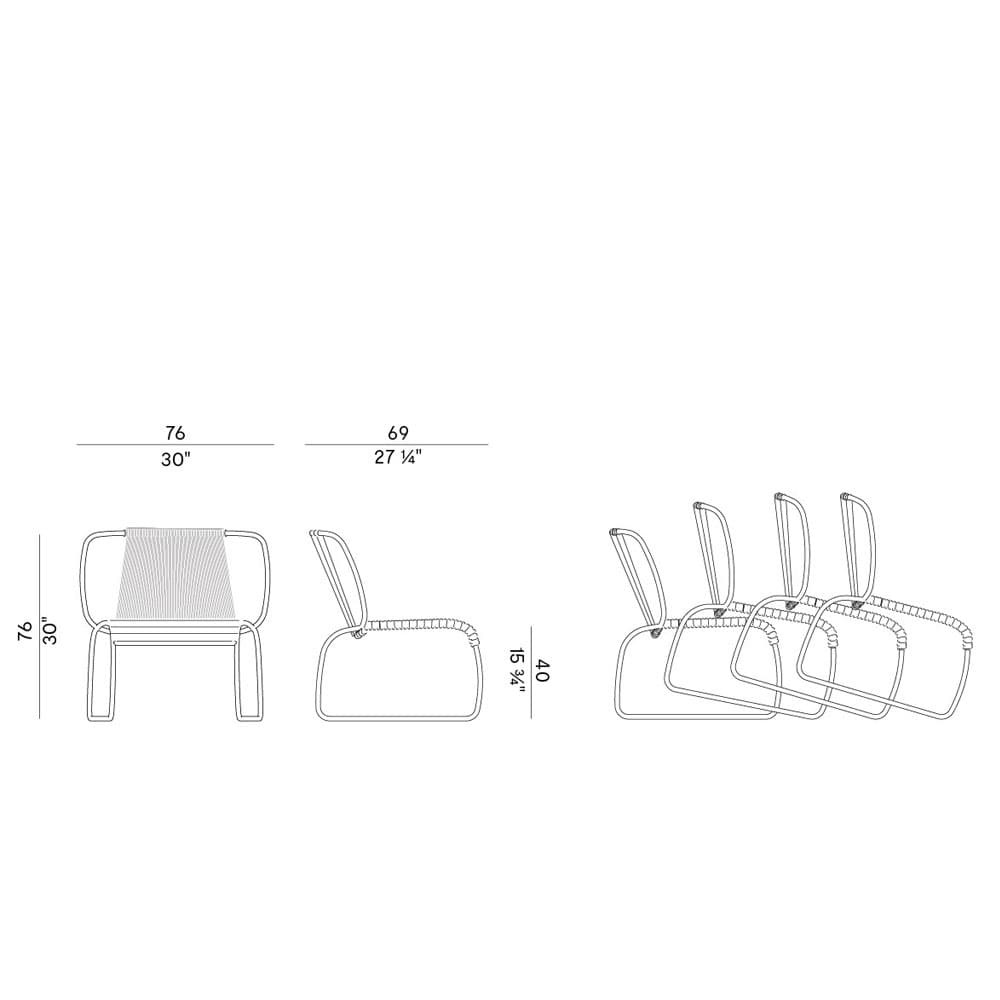 Tibes Outdoor Armchair By FCI London