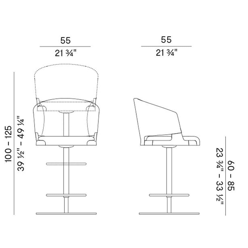 Velis 942Apa Bar Stool By FCI London