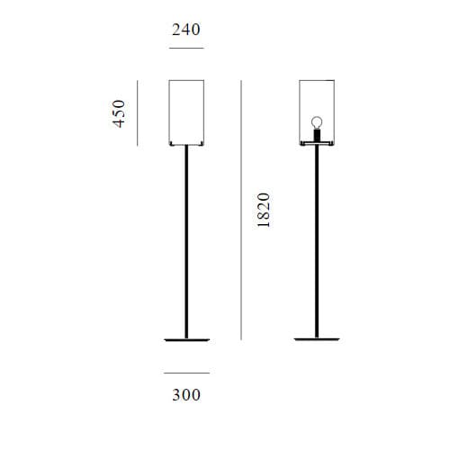 Cpl Floor Lamp by Prandina