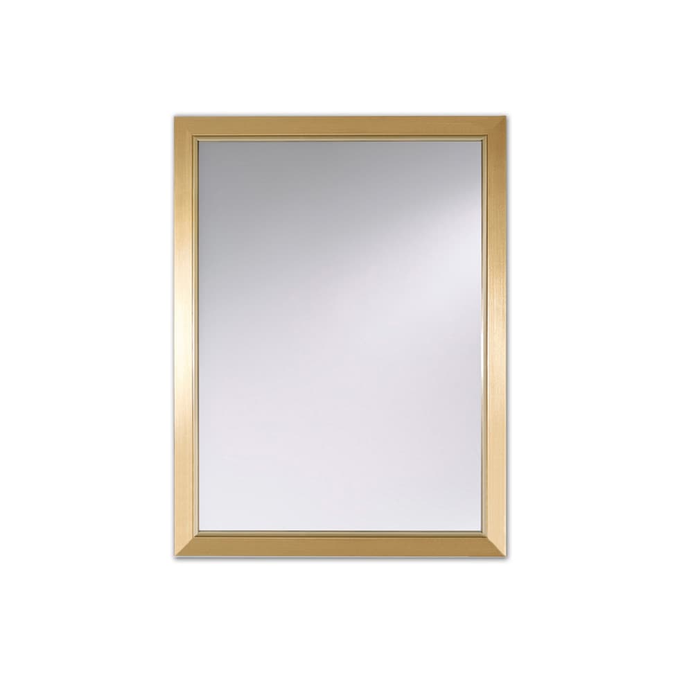 Bremen Gold Rect Mirror, Quick Ship