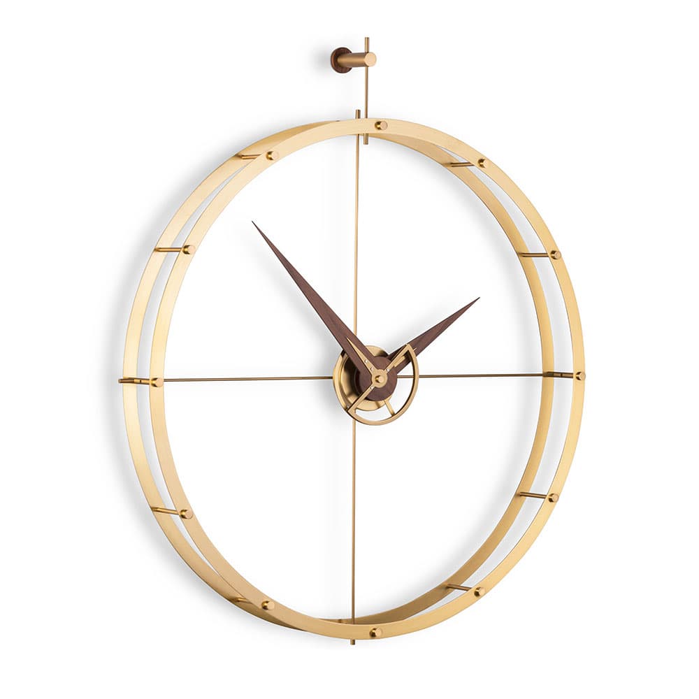 Doble O Premium Gold Clock by Quick Ship