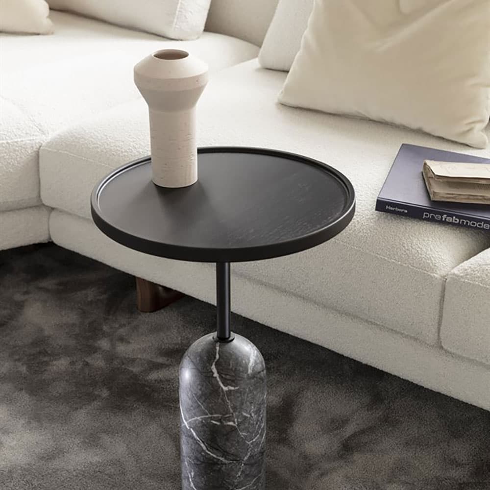 Ekero Round Side Table by Quick Ship