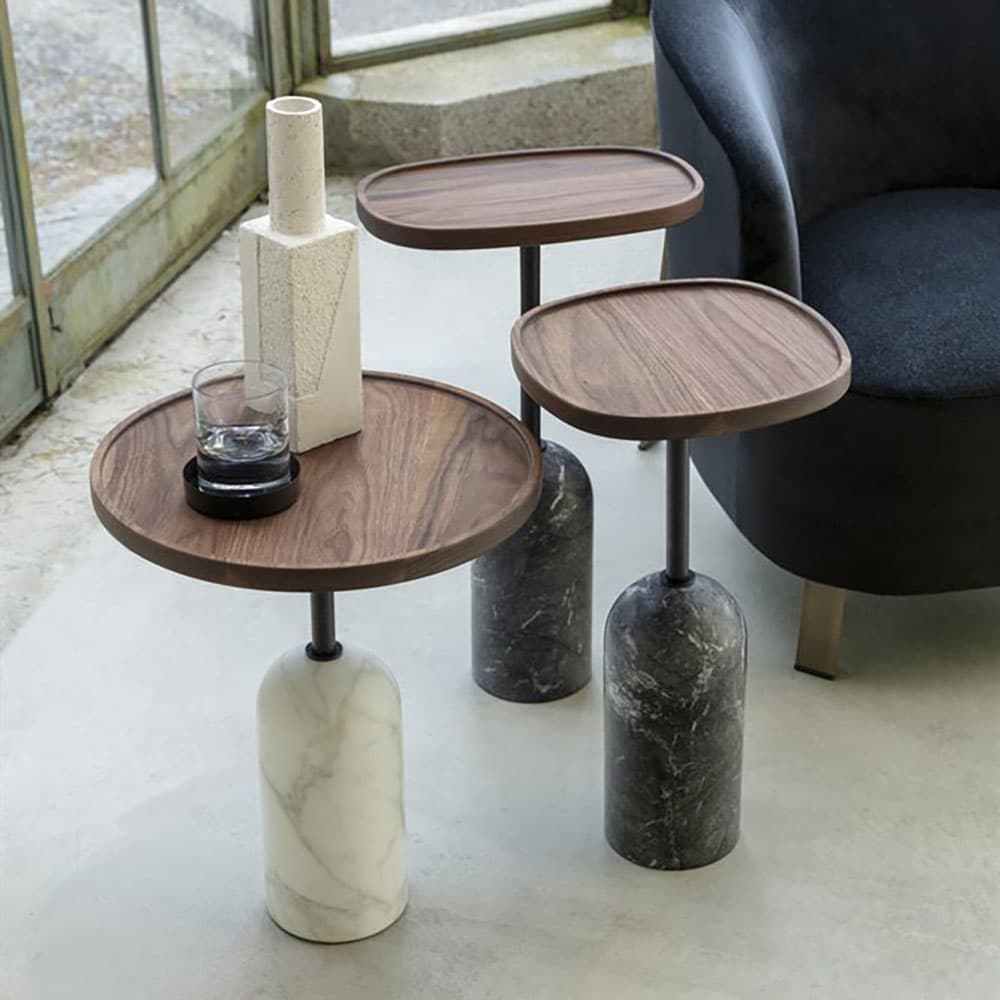 Ekero Round Side Table by Quick Ship