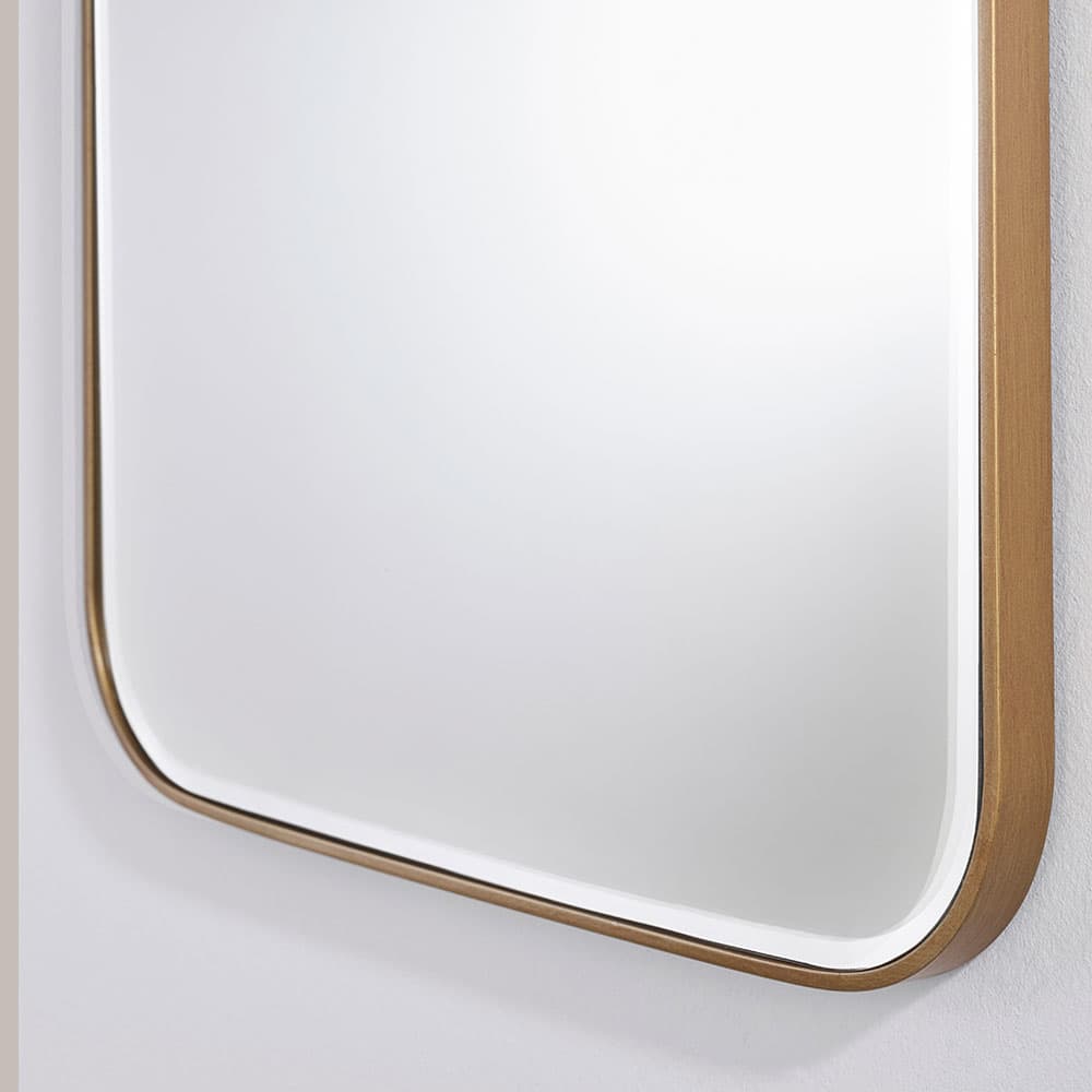 Faso Bronze Hall Mirror, Quick Ship