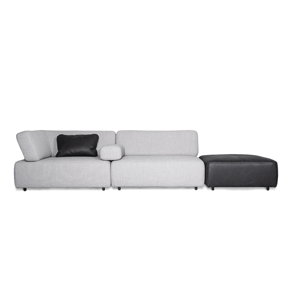 Infinity Dark Grey Sofa by Quick Ship