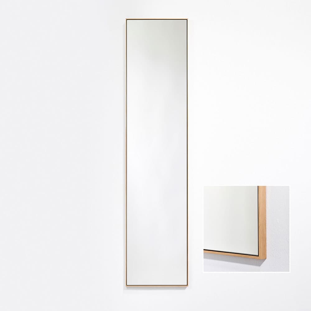 Lucka Oak Hall Mirror, Quick Ship