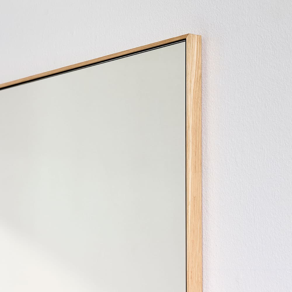 Lucka Oak Hall Mirror, Quick Ship