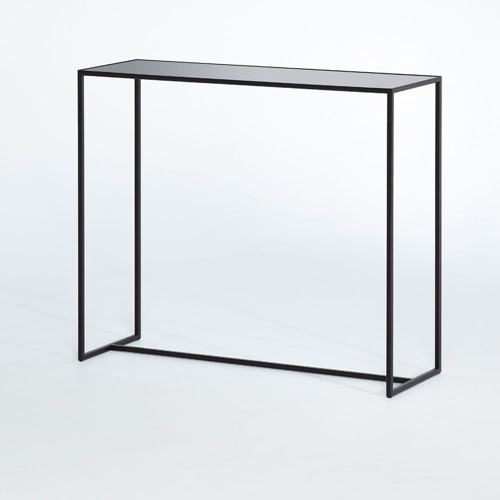 Mesa Black Console Table by Quick Ship