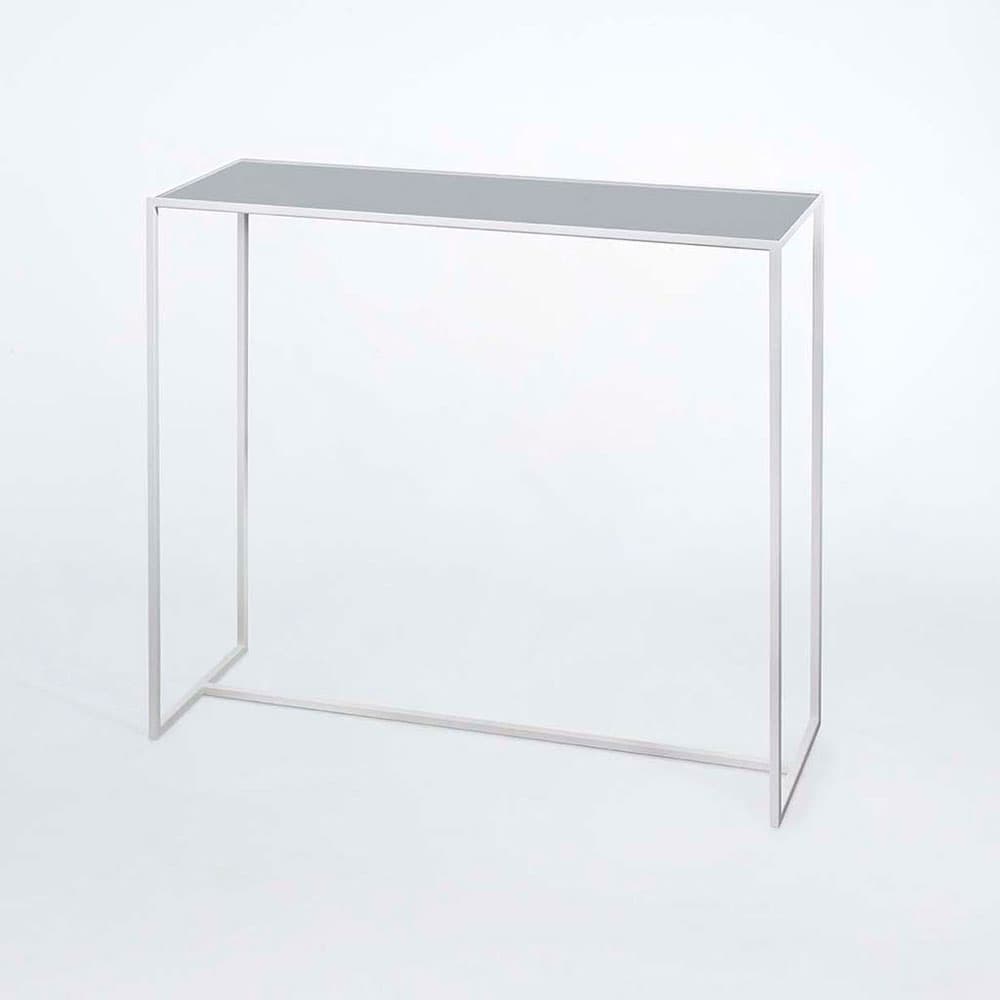 Mesa White Console Table by Quick Ship