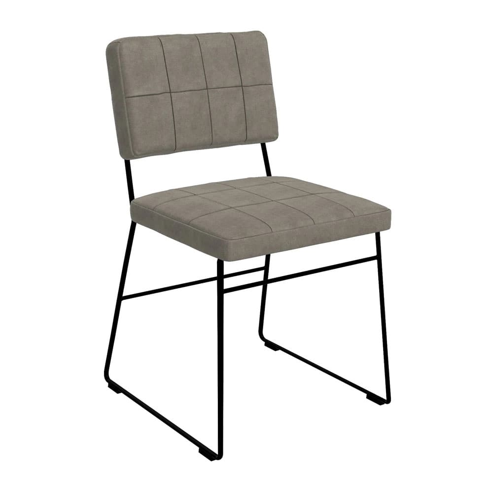 Mila Bonanza Grey Dining Chair by Quick Ship