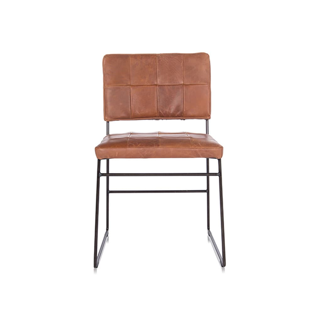 Mila Luxor Tan Dining Chair by Quick Ship