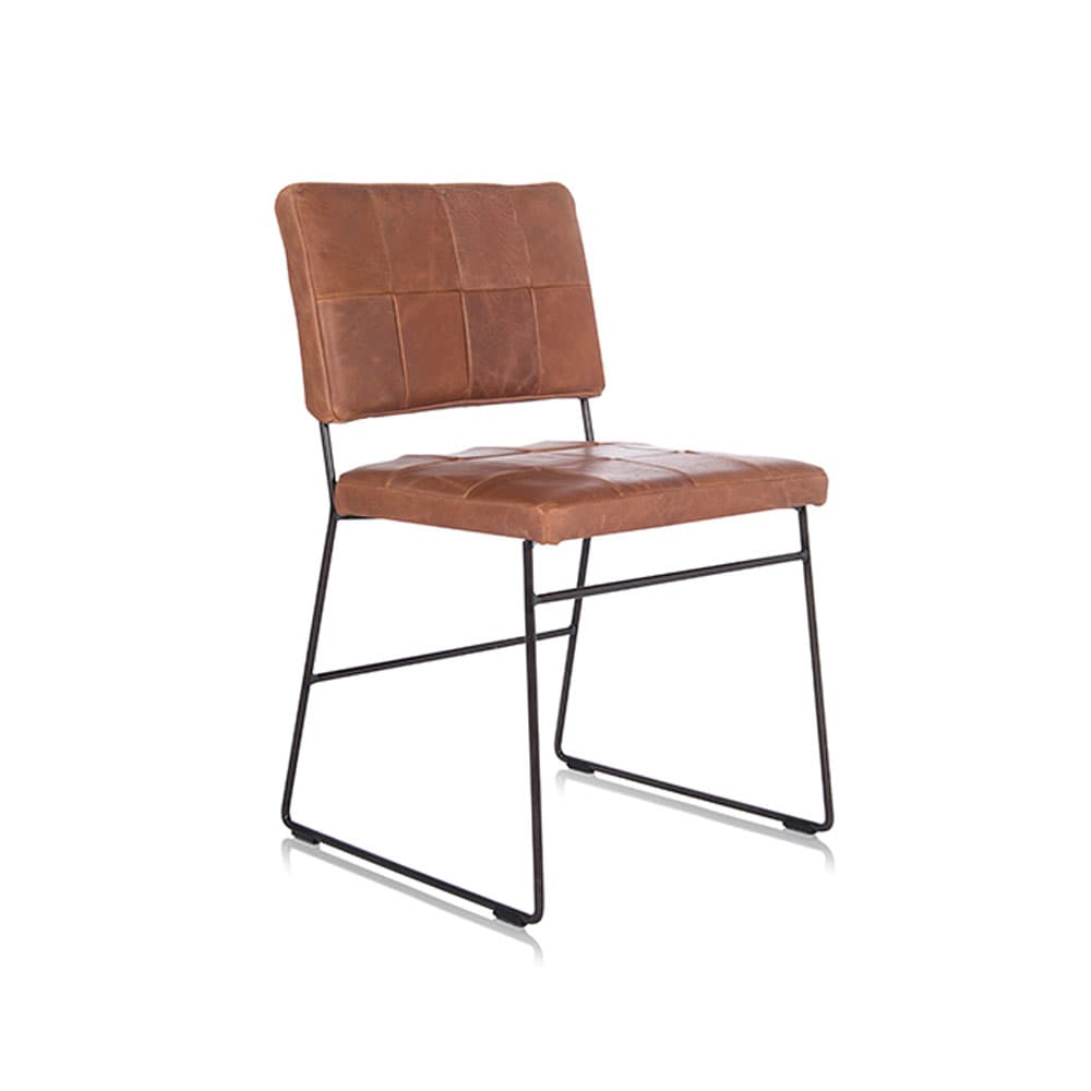 Mila Luxor Tan Dining Chair by Quick Ship