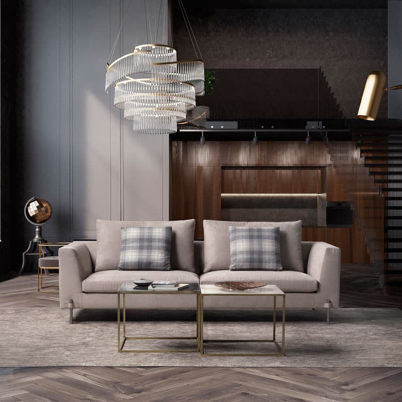 Mojito Grey Sofa by Quick Ship