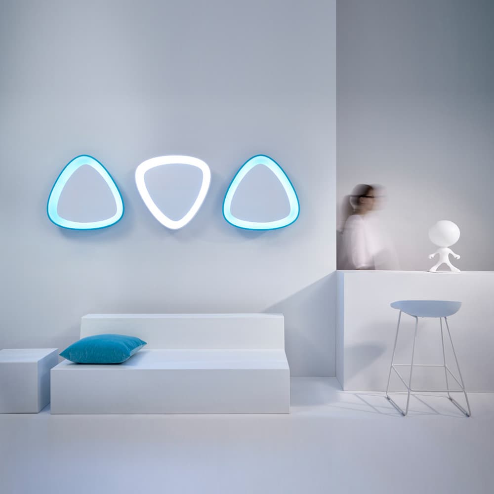 Scoopy light blue Mirror, Quick Ship