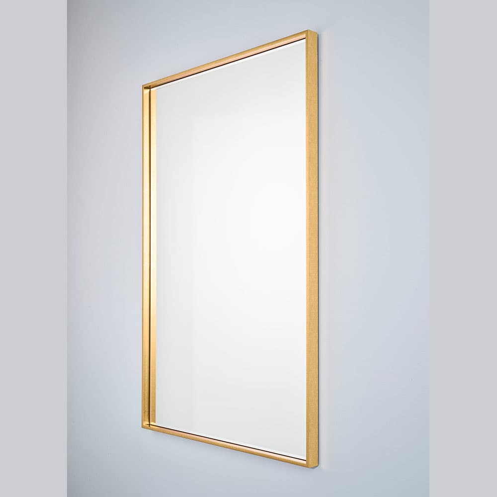 Soho Gold Rect Mirror, Quick Ship