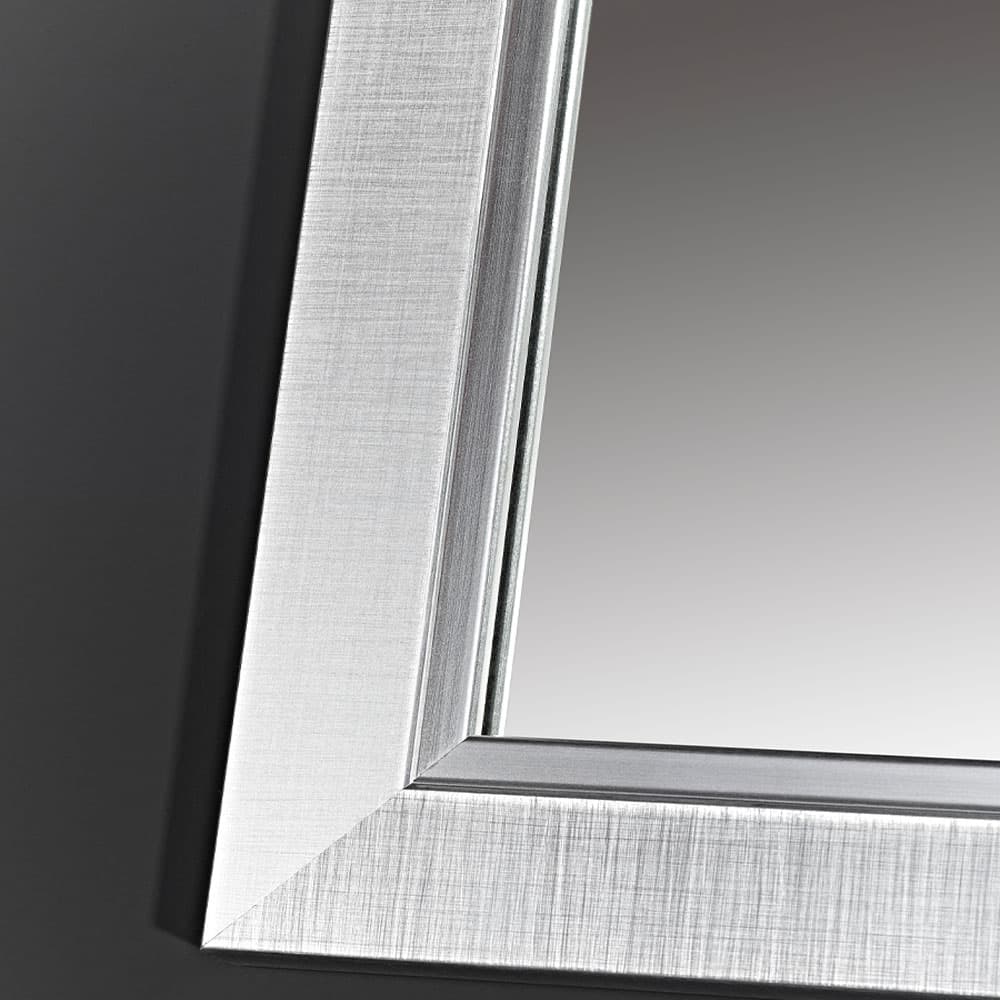 Bremen Silver Rectangle Mirror By FCI London