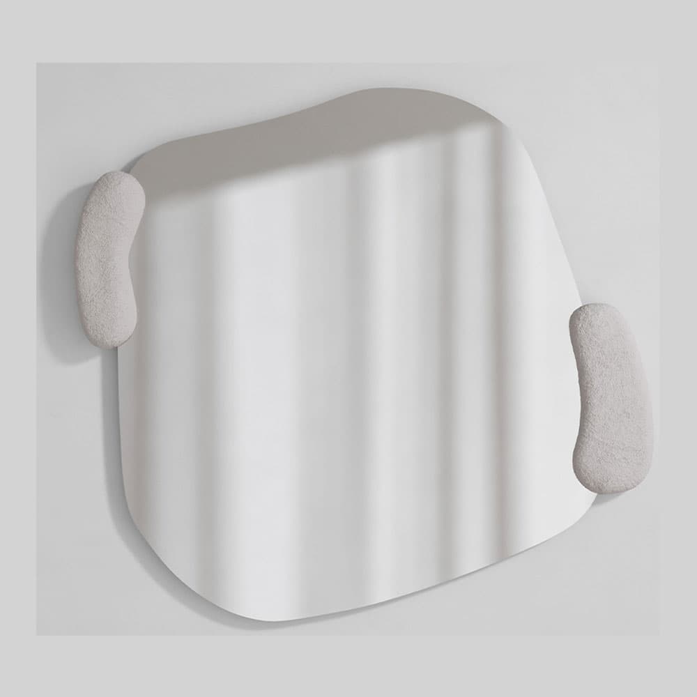 Calco White Square Mirror By FCI London