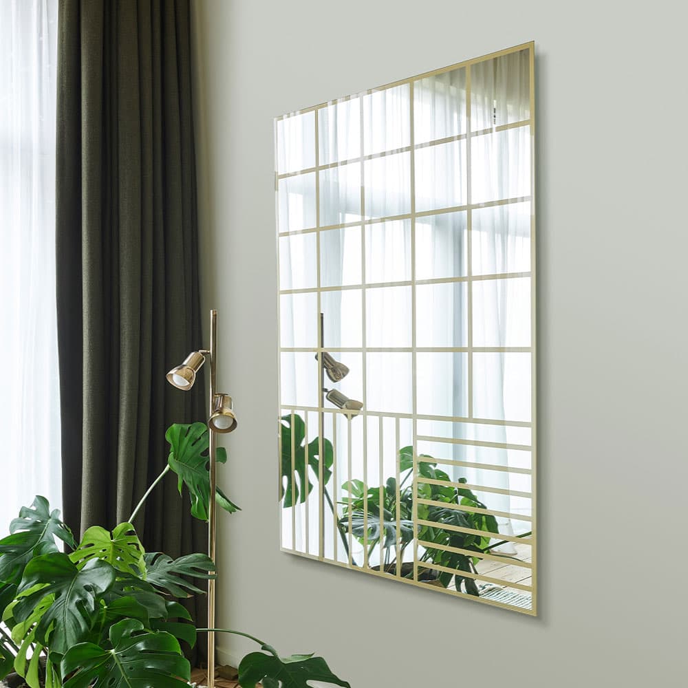 Grid Gold Mirror By FCI London