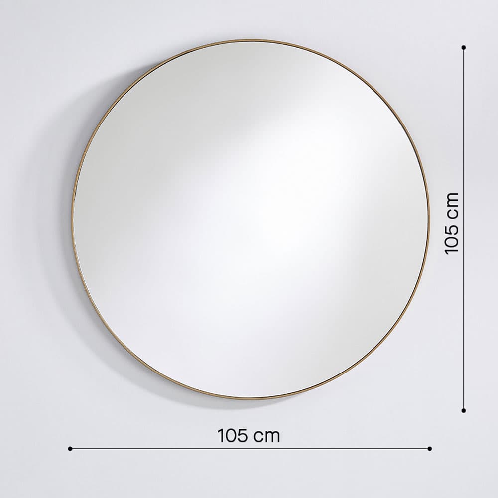 Hoop Bronze L Mirror By FCI London