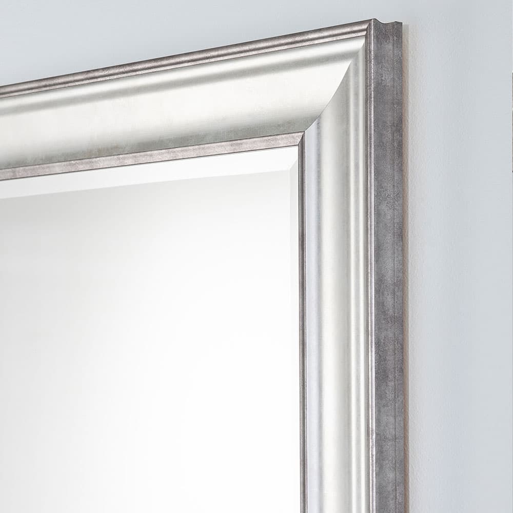 Lorca Silver Rectangle Mirror By FCI London