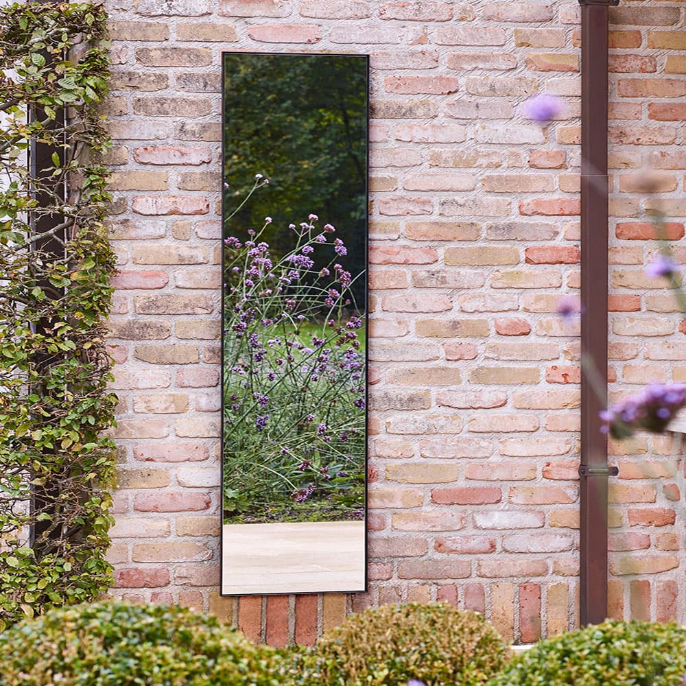 Lucka Outdoor Gold Hall Mirror By FCI London