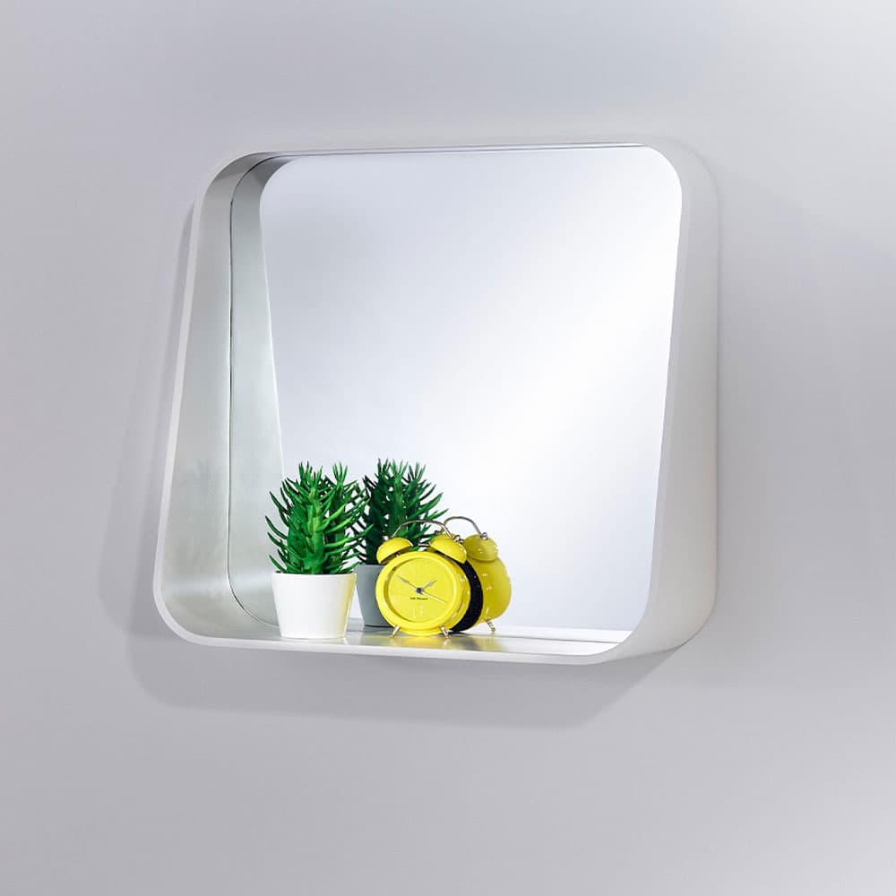 Rack White Wall Mirror By FCI London