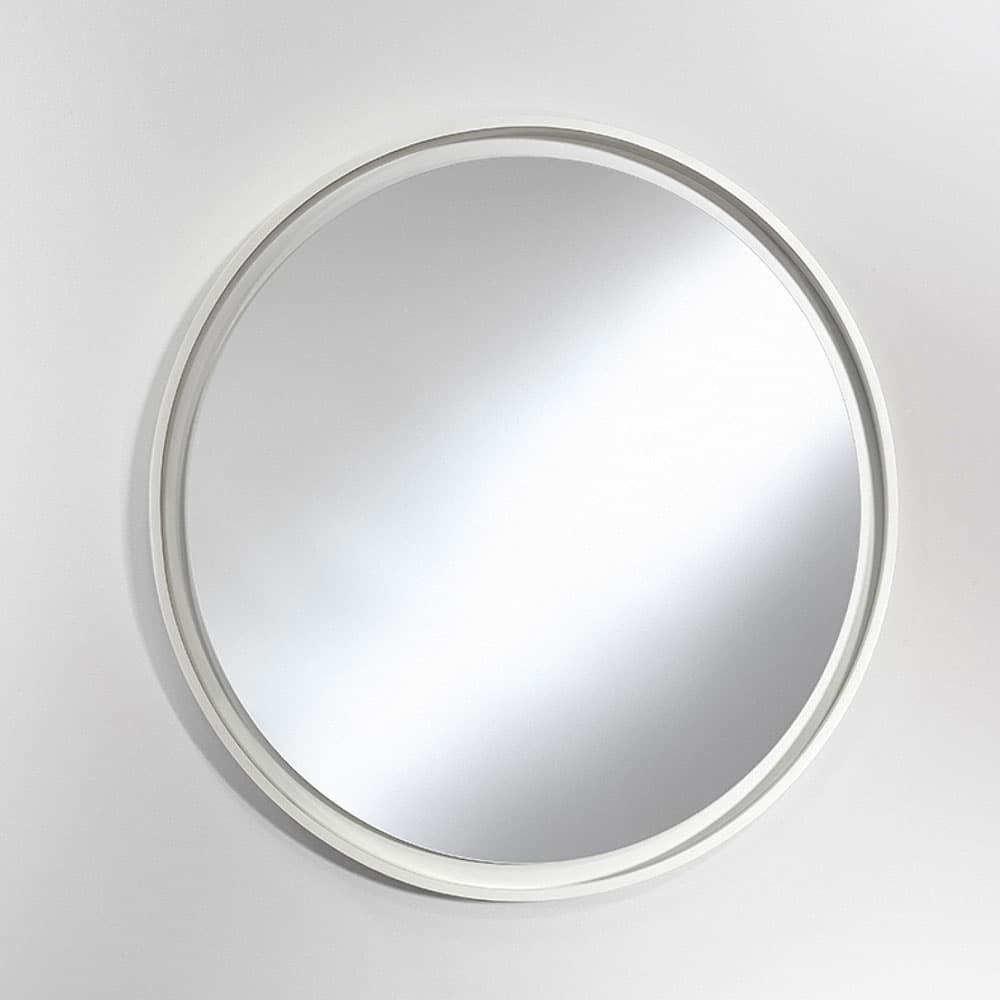 Radius L White Wall Mirror By FCI London