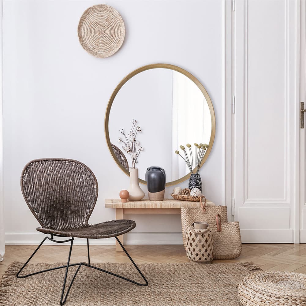 Solid Round Mirror By FCI London