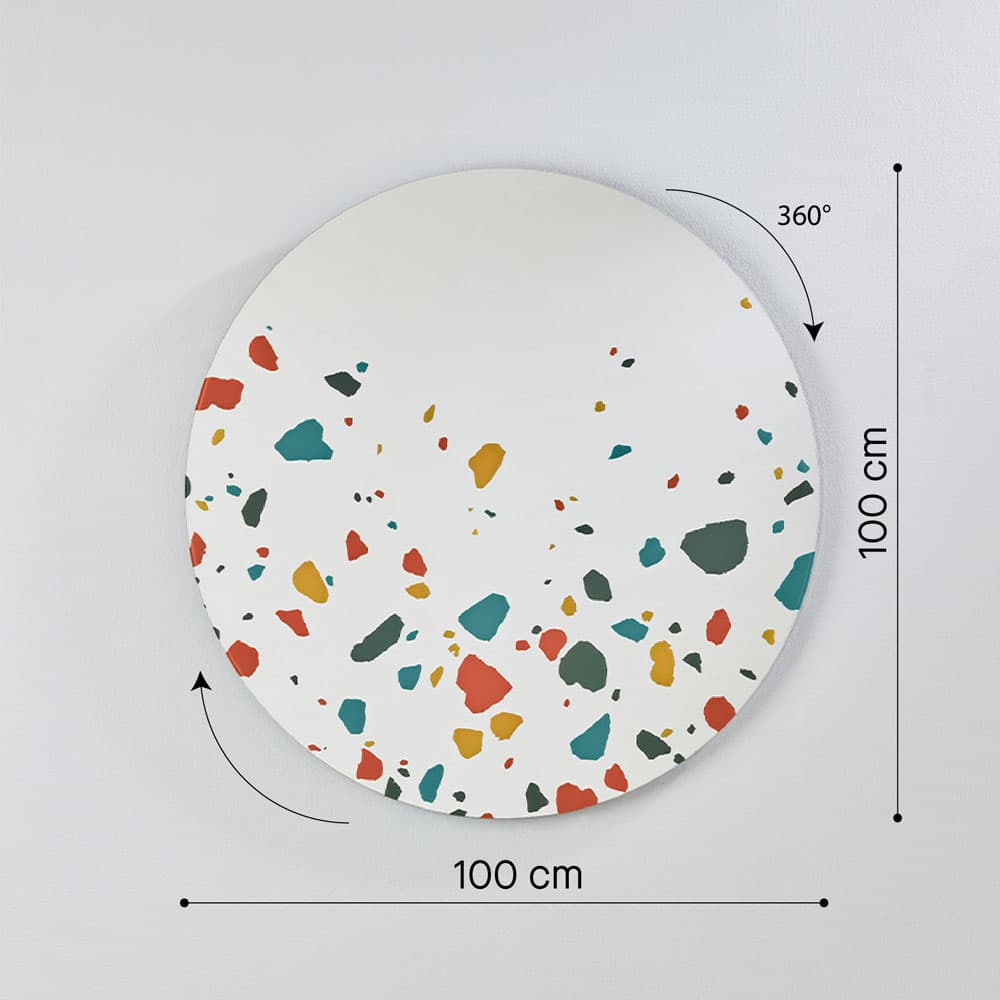 Terrazzo Round Mirror By FCI London