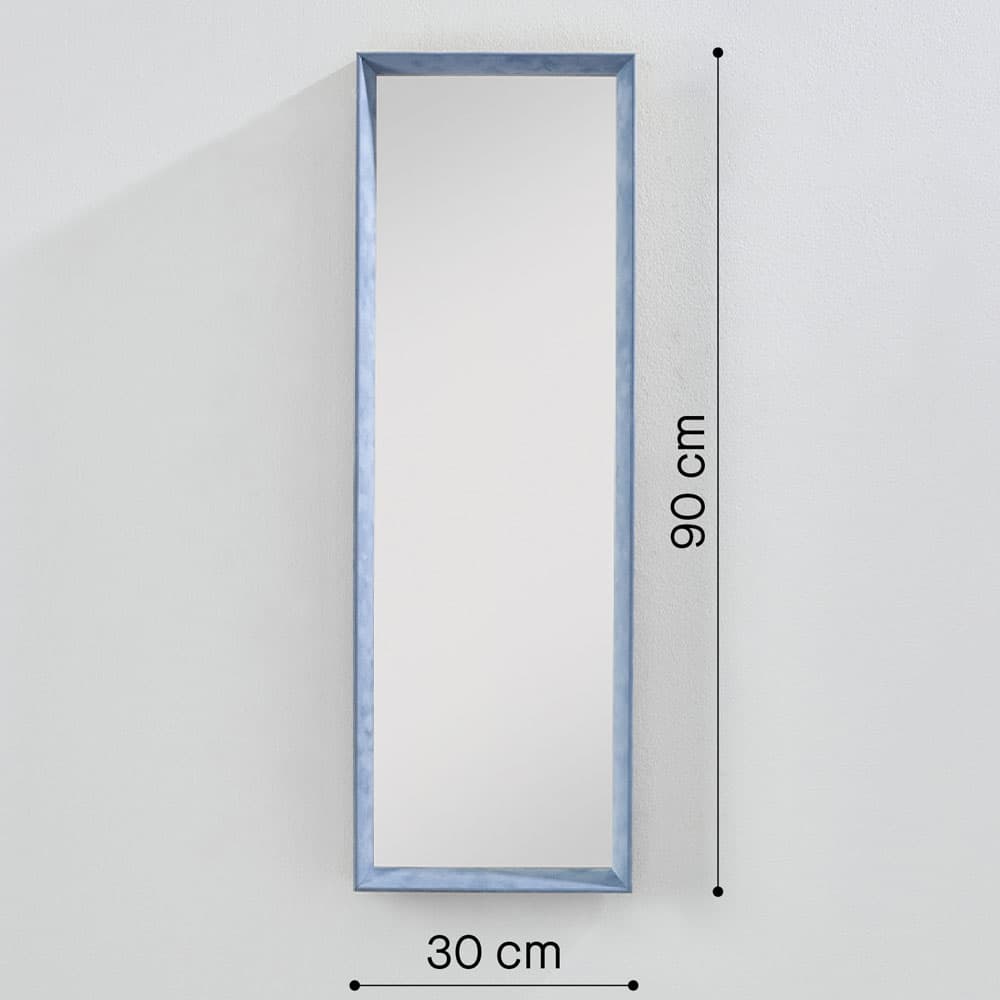 Velvet Blue Small Mirror By FCI London